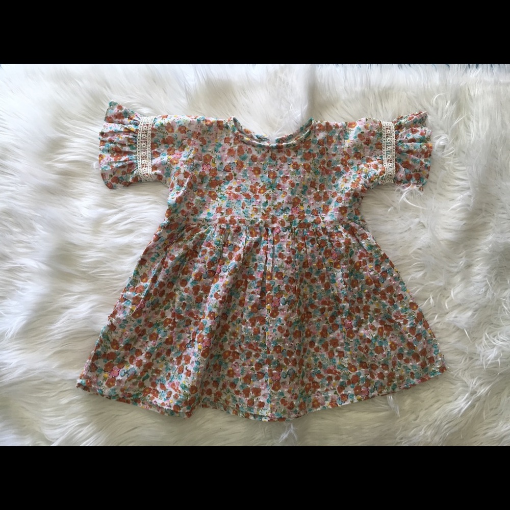 Handmade summer frock for baby girl